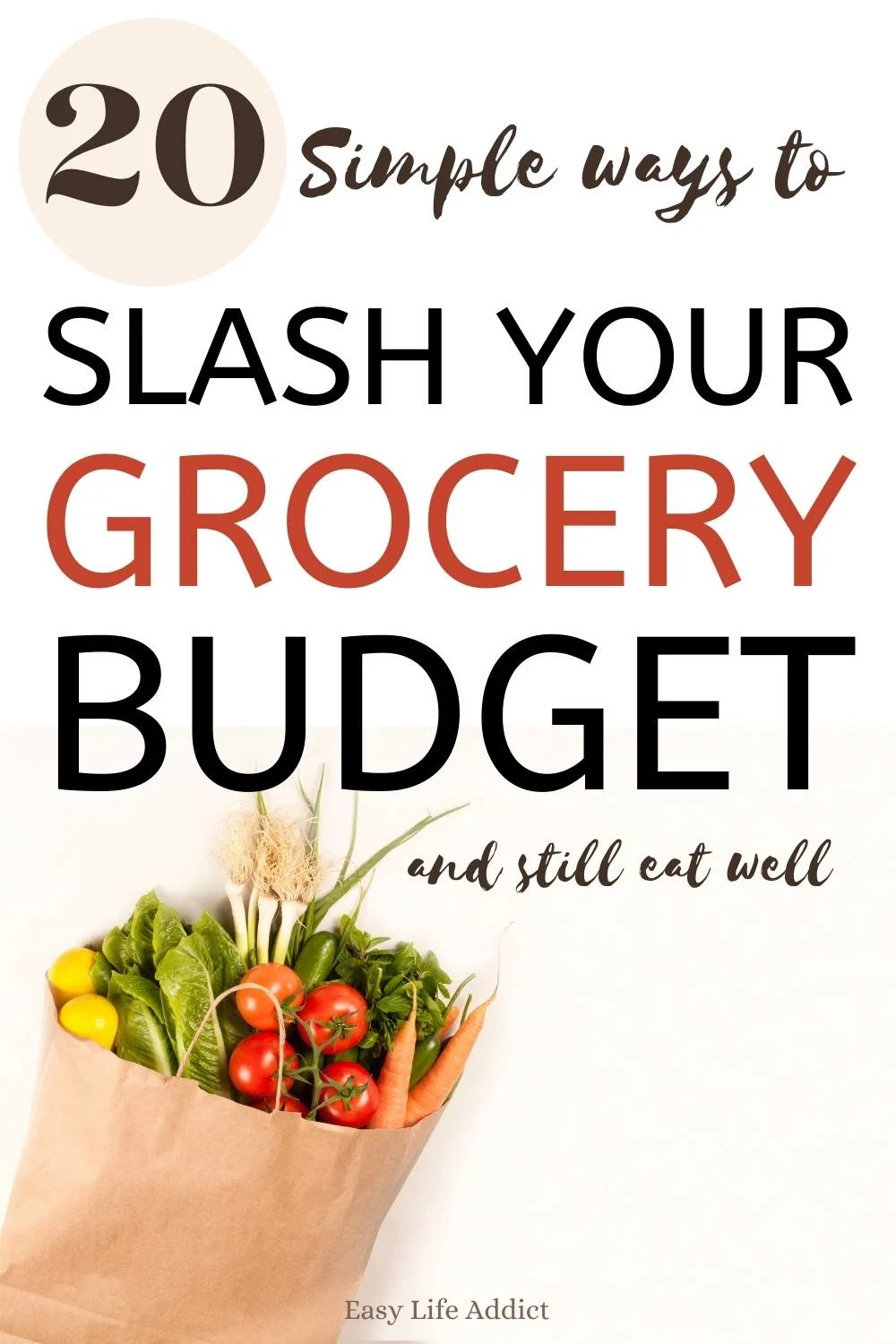 20 Simple ways to slash your grocery budget!