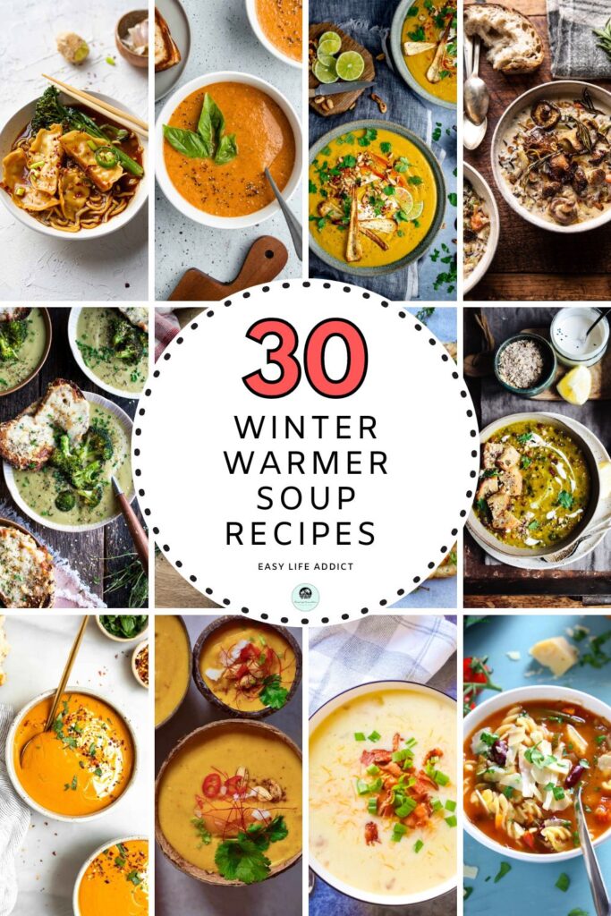 30 Winter warmer soup recipes
