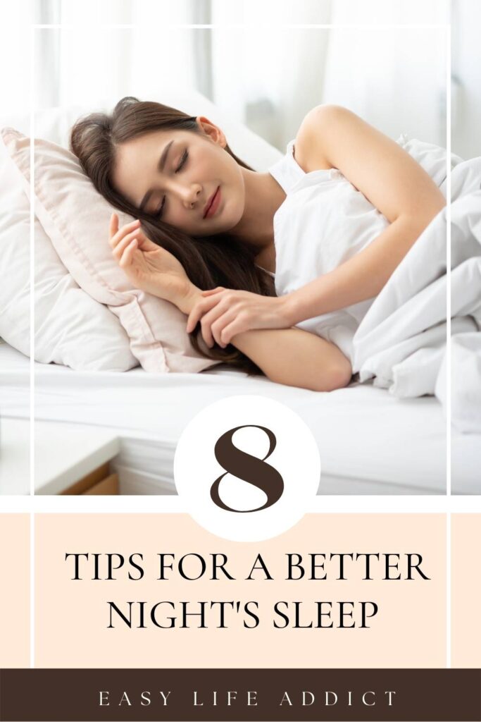 8 Tips for a better night's sleep
