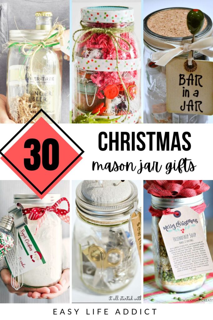 30 Creative Christmas mason jar gift ideas