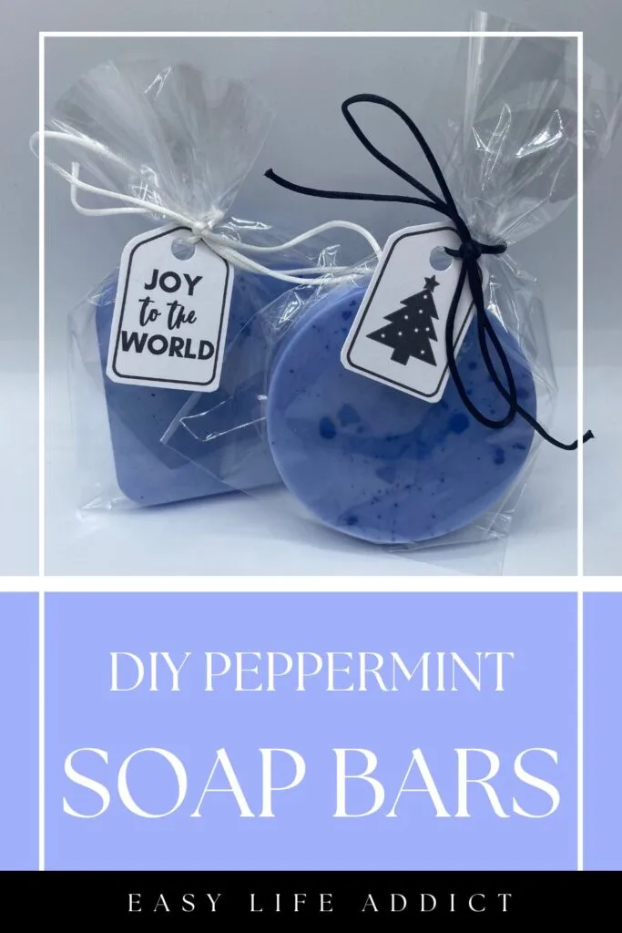 DIY Peppermint soap bars