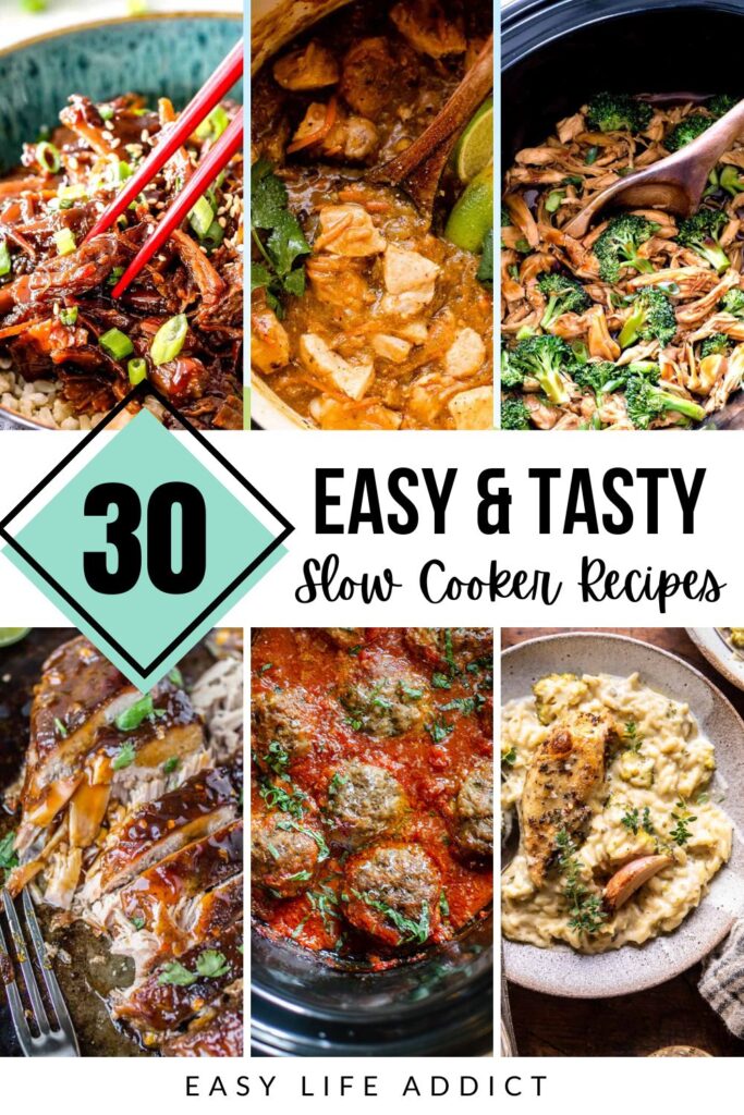 30 Easy slow cooker recipes to save time this winter!