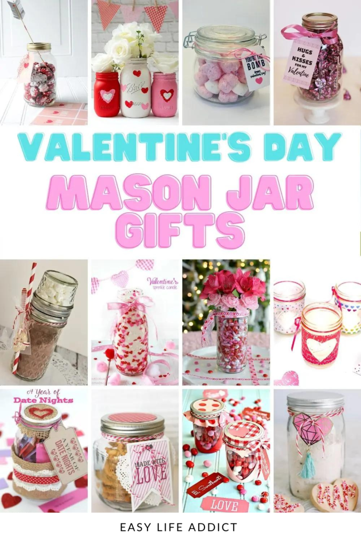 15 Creative DIY Valentine Mason Jar Gifts - Easy Life Addict