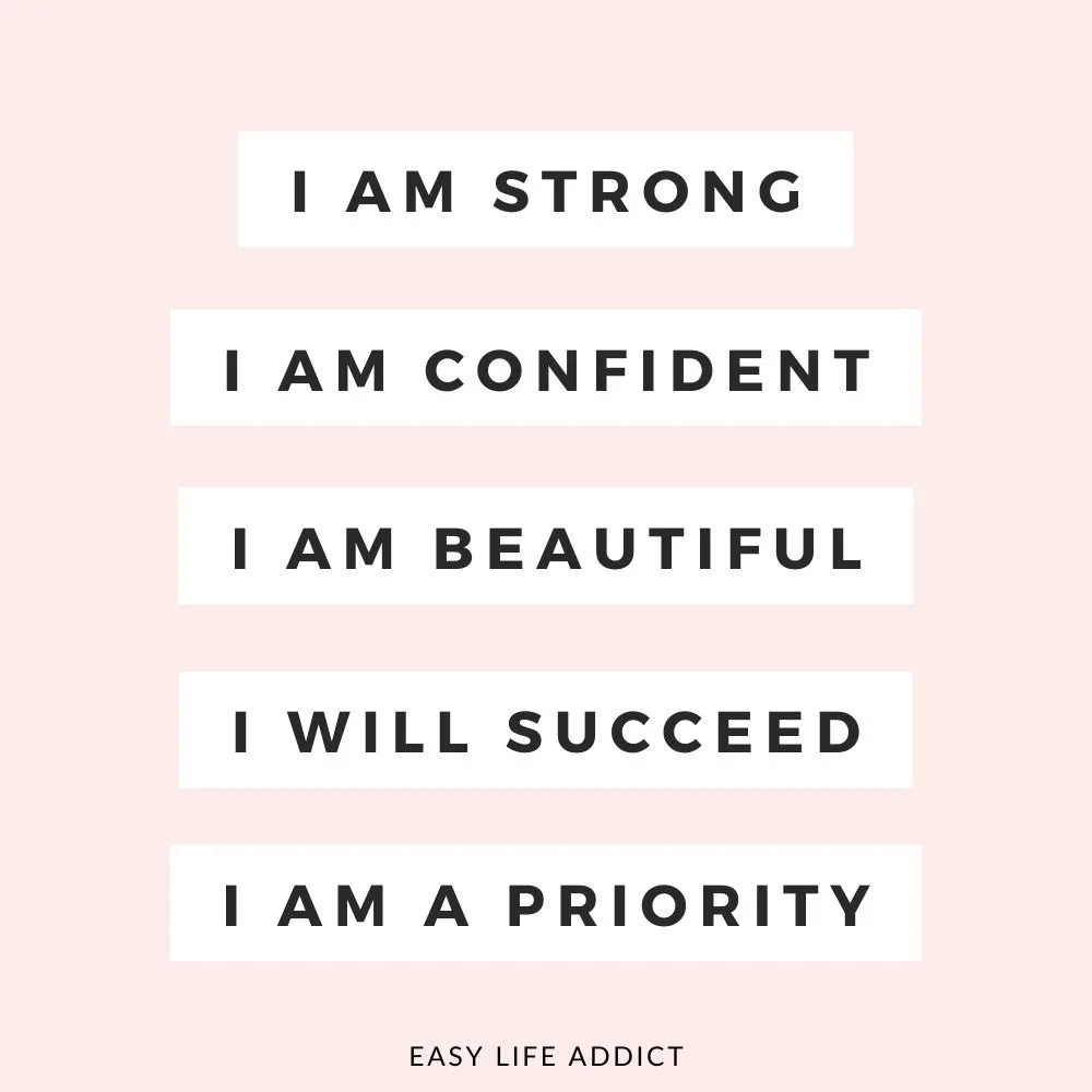 30 Self-Love Affirmations To Love Yourself More! - Easy Life Addict